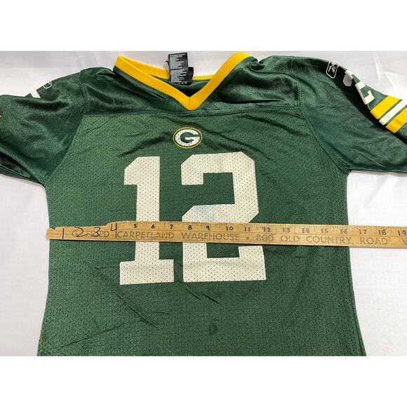Aaron Rodgers Green Bay Packers Reebok Home Jersey Size Youth L - Picture 3 of 11